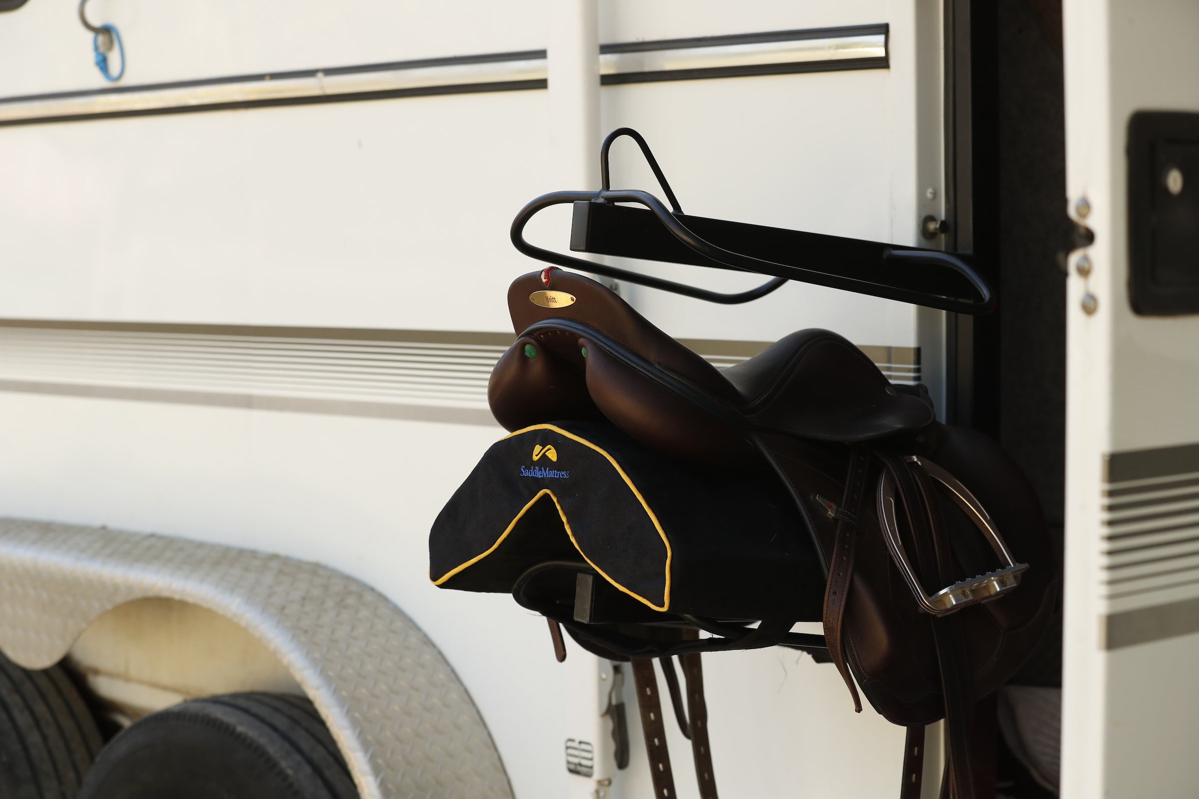 SaddleMattress Vertex - Personalized in Black